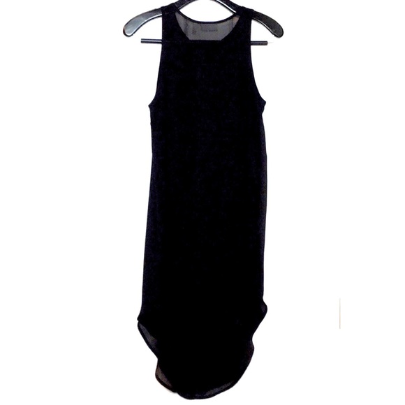 LEITH long black sheer dress - Picture 3 of 9